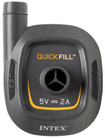 Насос электрический USB 5V, Intex Mini Quick-Fill 66635, насадки в комплекте.