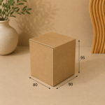 Самосборная картонная коробка 8×8×9,5 см