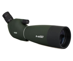 Зрительная труба SVBONY SV28 25–75x70 WP со штативом, зеленая - фото 3