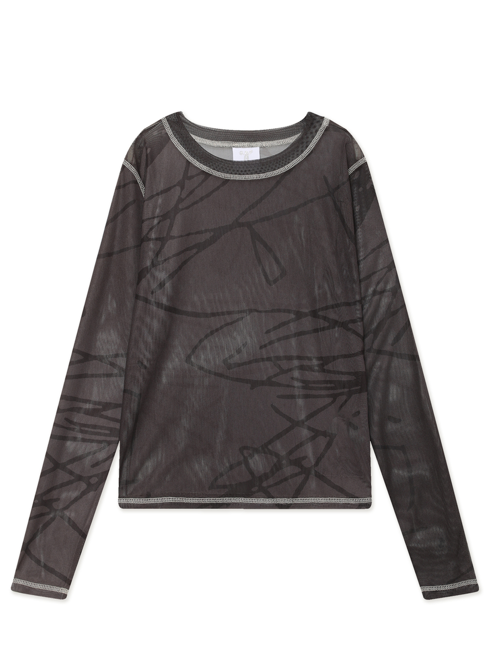 Джемпер Scribble Mesh Top