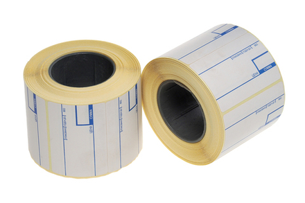 Термоэтикетка 58ммх40мм втулка 40мм ECO с печатью  МЕРИДИАН БЕЛАРУСЬ