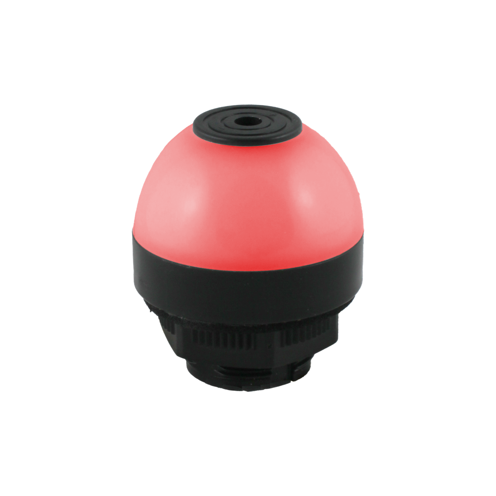 Светосигнальный маячок INNOCONT d=50мм, L=58мм, три цвета (постоянное свечение): красный, желтый, зеленый, 24VDC, IP50, зуммер, кабель 1м