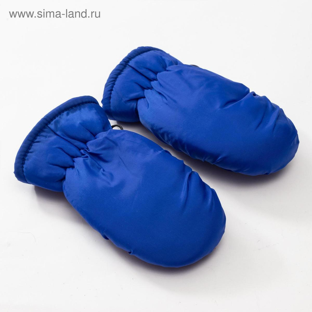 Варежки зимние MINAKU , цв.синий, р-р 15. 5137815, 1 шт.