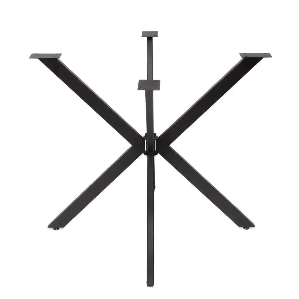 Подстолье из металла, разборное, ЁЖ, чёрное, диаметр 90 см, высота 74 см