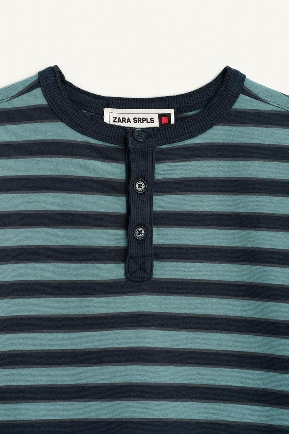 ZARA ПОЛО С ДЛИННЫМИ РУКАВАМИ, СИНИЙ