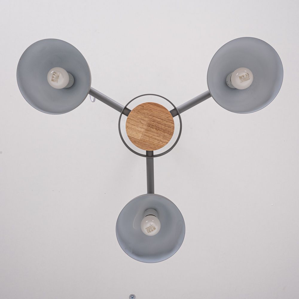 Люстра На Штанге Rolla 3 Gray By Imperiumloft