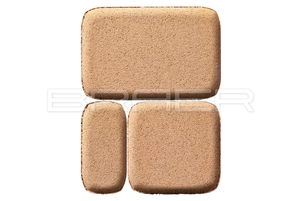 Тротуарная плитка Braer Классико, Медовый, 60 мм