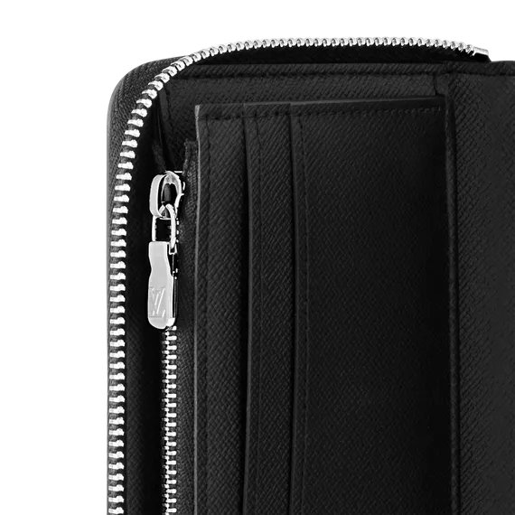 Портмоне Louis Vuitton Zippy Vertical Taiga Black