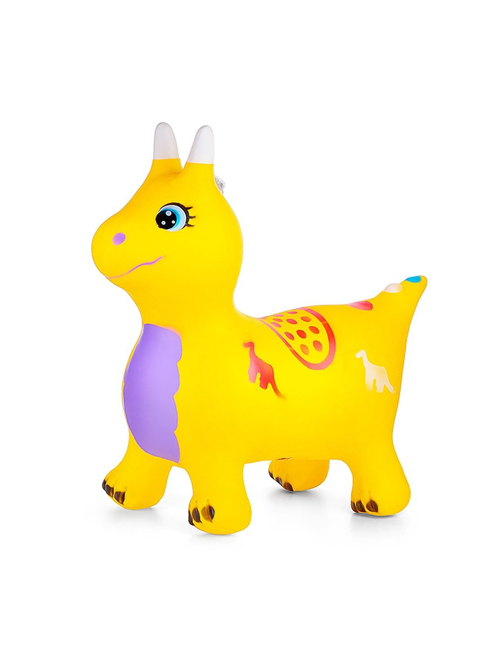 Прыгун надувной Дино (желтый цвет)