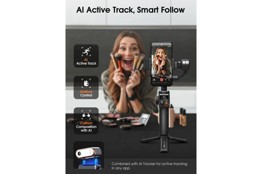 AI Модуль слежения магнитный с подсветкой RGB HOHEM MTK-L02