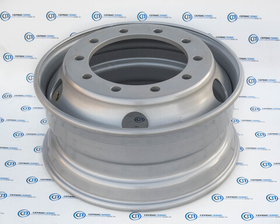 Диск колесный для безкам. резины (усиленный Н-18), 9,00х22,5 М22 10/335/281/175