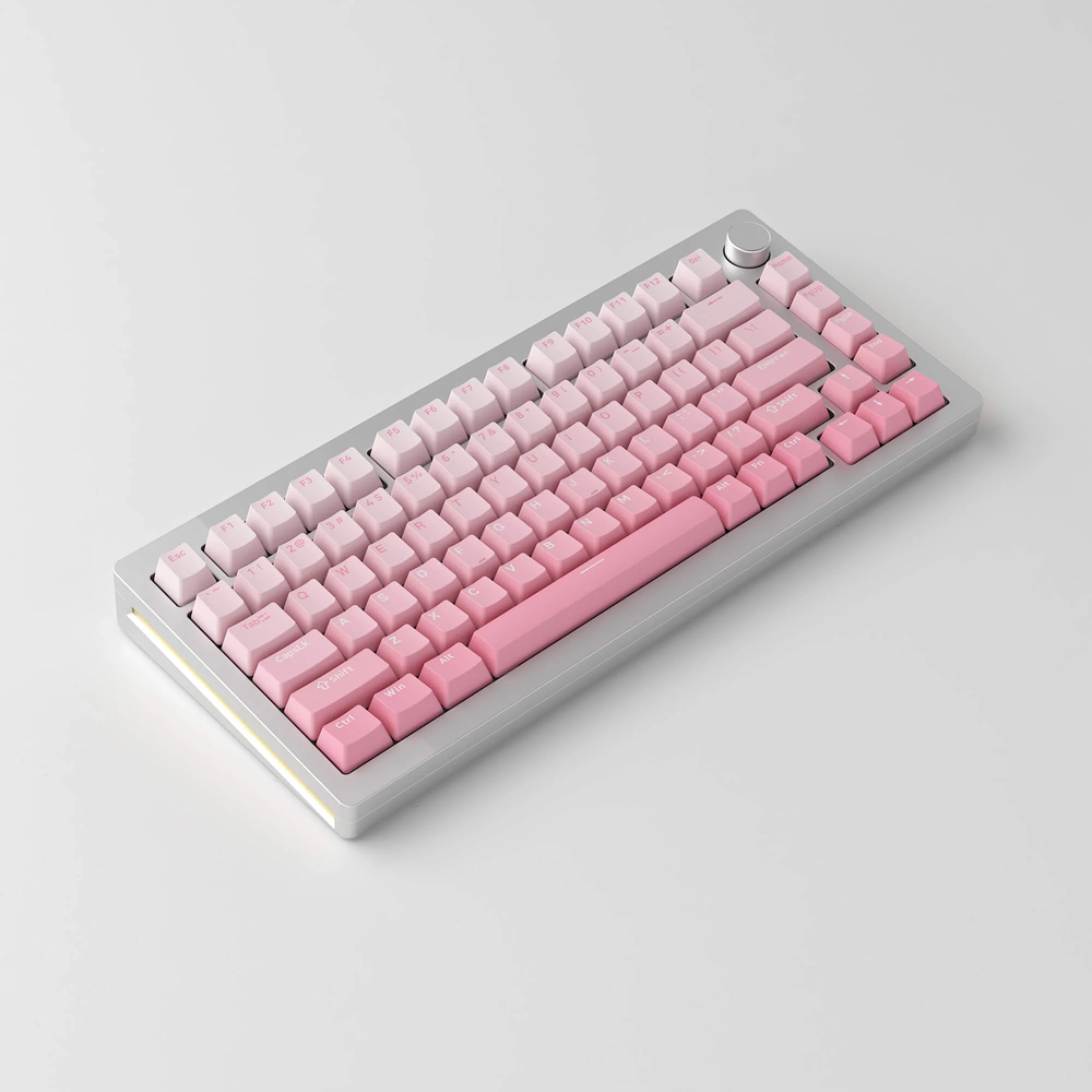 Monsgeek M1W, Haze Pink, Switch Fairy Silent