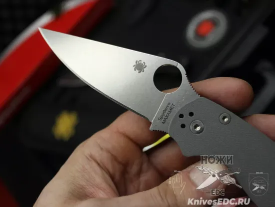 Нож складной Spyderco Paramilitary 2 81GPDGY2 Maxamet c клинком из стали Maxamet, рукоять G10