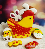 Курочка №8 3D шкатулка