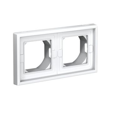 Рамка 2-м ArtGallery IP44 бел. SE GAL440102