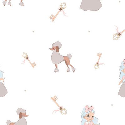 Мальвина на белом