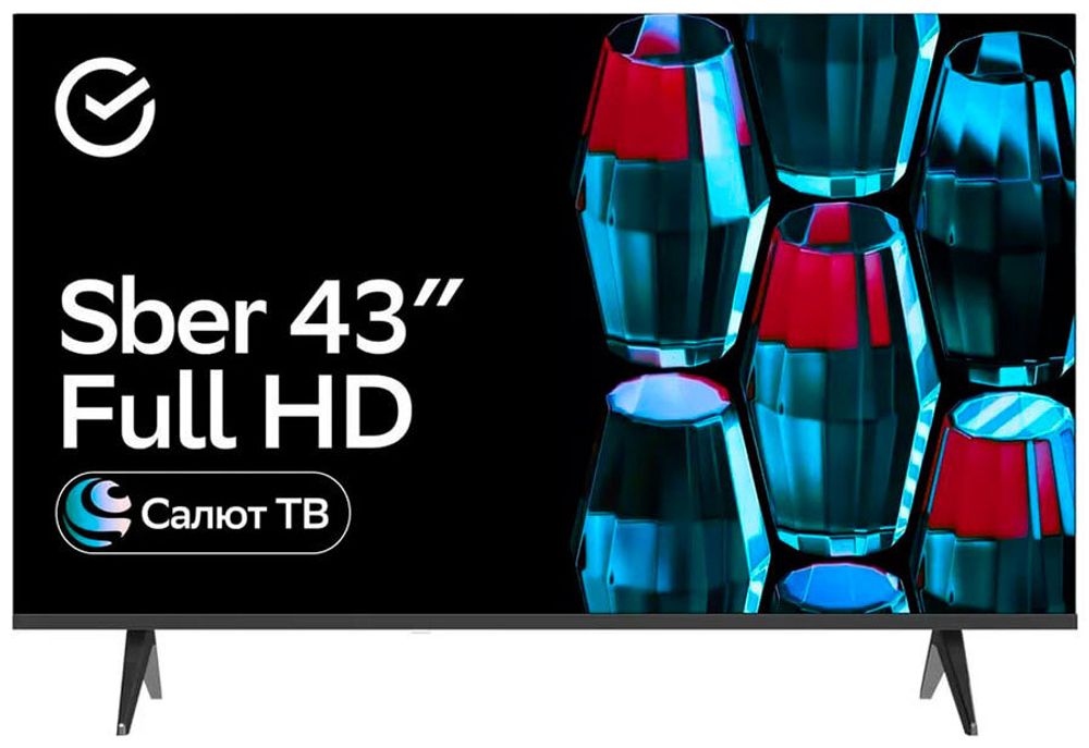 ЖК телевизор Sber SDX-43F2139(FHD Smart,Салют ТВ,frameless)