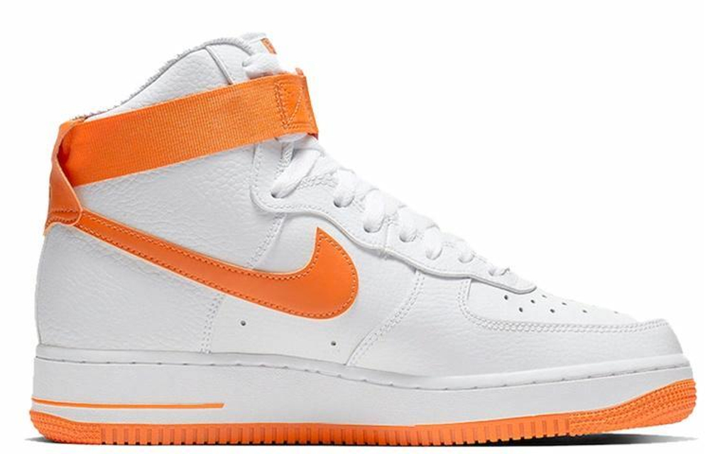 Кроссовки Nike Air Force 1 Vibrant Orange (Женская размерная сетка)