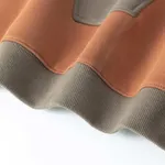 Худи Ymkashix HTF Three Color Block коричневый / оранжевый