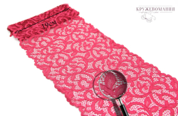 Эластичное кружево, ОПТ, 19 см, ягодный оттенок (Арт.: ЕК-2167), м