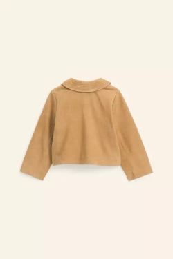 ZARA ЗАМШЕВАЯ КУРТКА - LIMITED EDITION, КОРИЧНЕВЫЙ