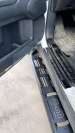 Пороги боковые фиксированные для Toyota Land Cruiser Prado 250 LC250 Тойота Крузер Крузак Подножка