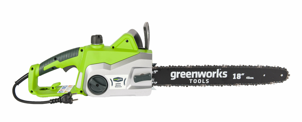 Greenworks Цепная пила электрическая GCS2046, {2000W, 45 см} [20037]
