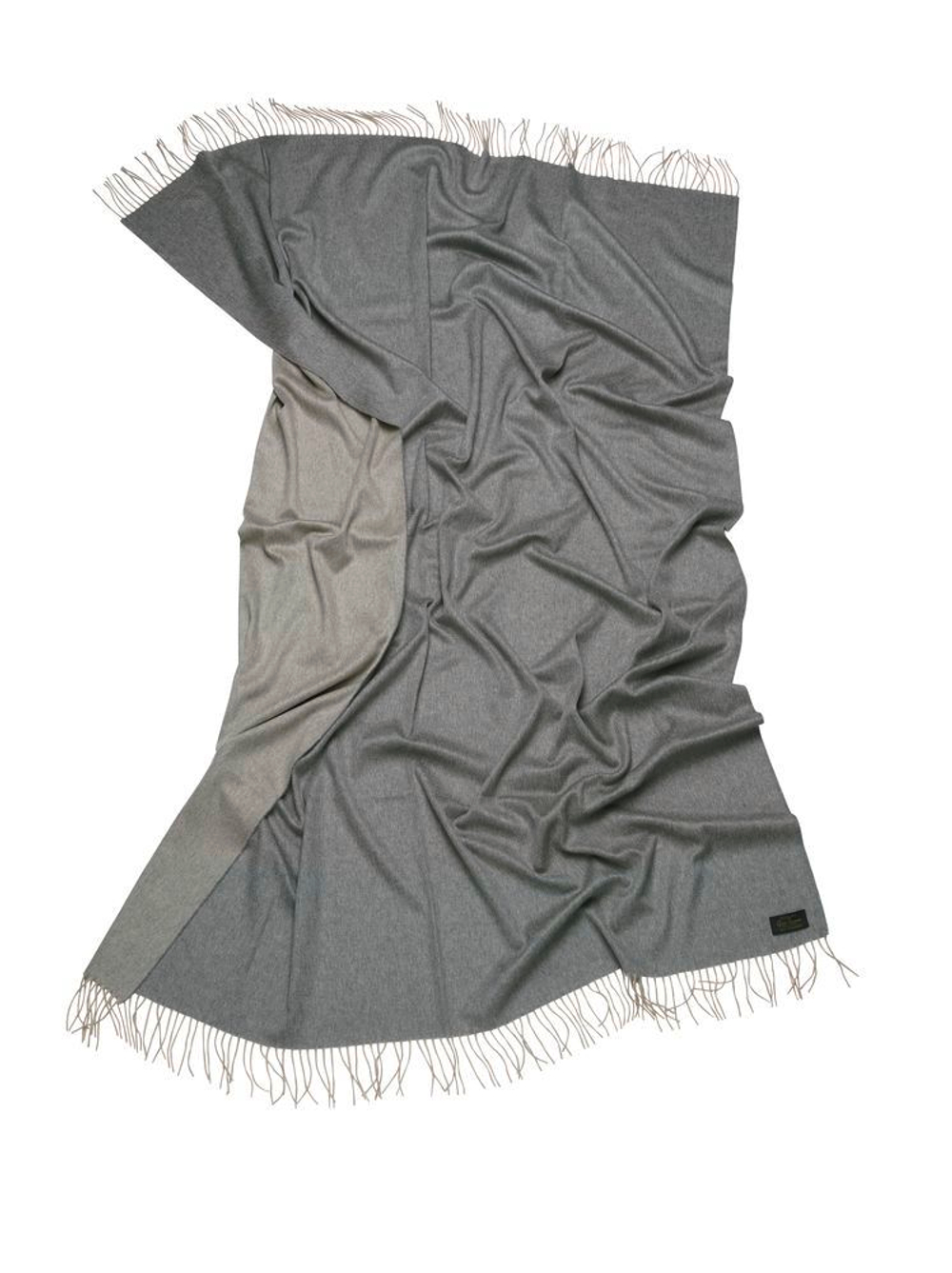 Плед 130х180 Glen Saxon UNI BKL 122 Lt Natural - Fl Grey