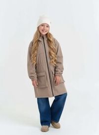 Парка Softshell "Кокос" удлиненная 7+