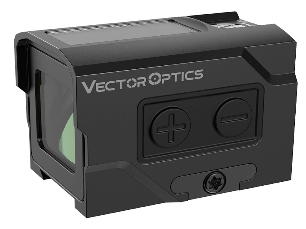 Коллиматор Vector Optics Frenzy Plus 1x18x20 Solar, закрытого типа, MRS, красная, 8+2NV, низкий кронштейн на Weaver, 81г