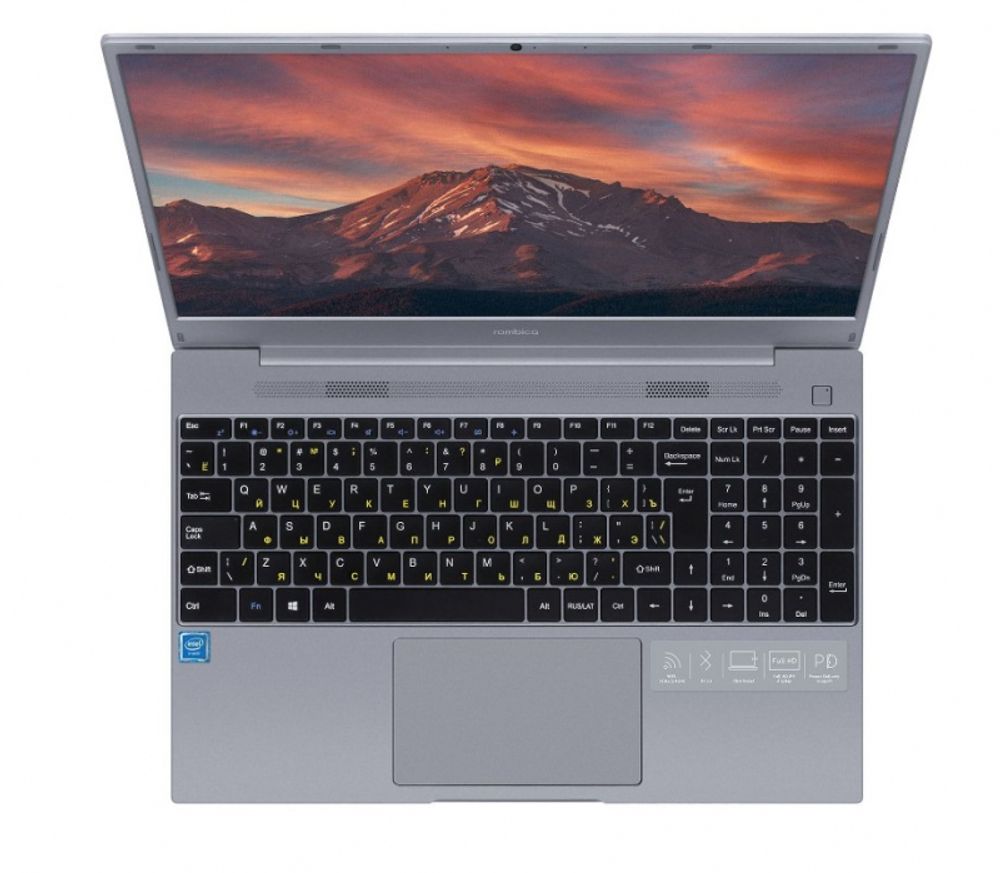Ноутбук Rombica myBook ECLIPCE, 15.6&amp;quot; (1920x1080) IPS/Intel Core i5-1235U/16ГБ DDR4/512ГБ SSD/Iris Xe Graphics/Без ОС, серый [PCLT-0033]