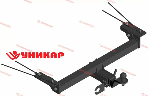 Фаркоп Omoda C5 с 2022 г. (без электрики) под квадратное дышло (Уникар)