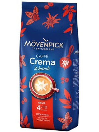 Кофе натуральный жареный в зёрнах MOVENPICK CREMA SCHUMLI (1кг)