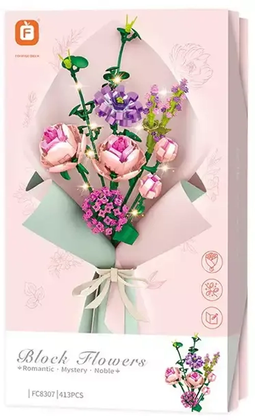 Конструктор "Букет" с подстветкой