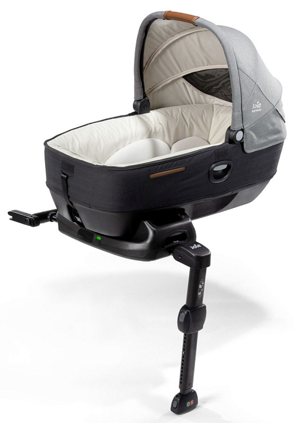 Автокресло Joie Calmi с Базой Joie I-Base Encore Carbon