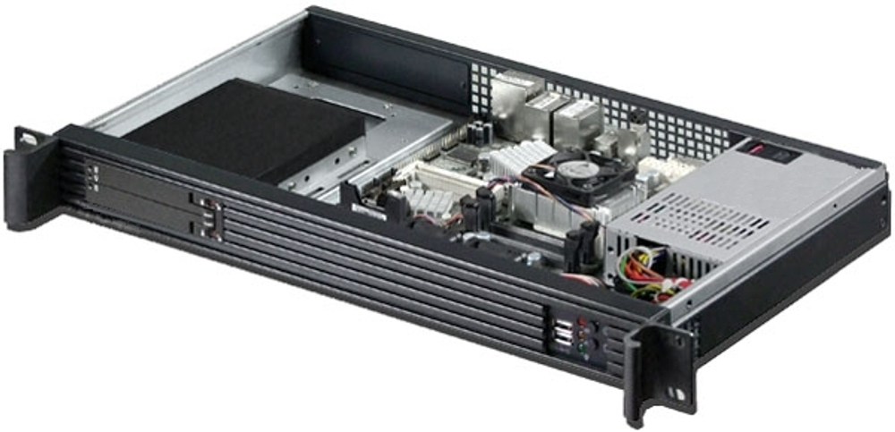 Корпус серверный 1U Procase UM125-FD-B-0