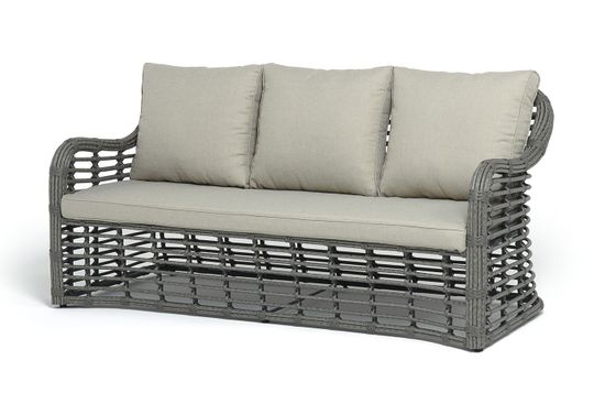 "Ницца" лаунж-зона из искусственного ротанга, цвет бронзовый