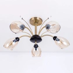 Citilux Комета CL108155 Люстра потолочная Бронза Венге