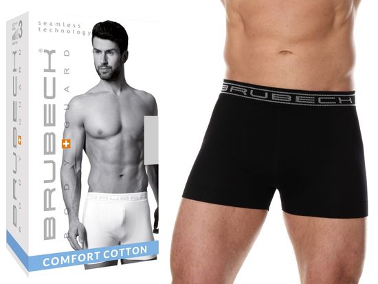 Трусы мужские боксеры Brubeck Comfort Cotton Short Boxer,BX00501A,черные