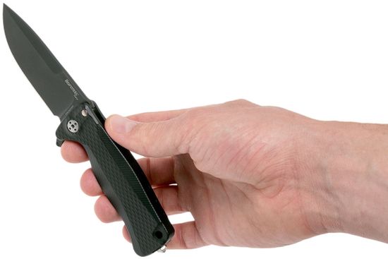 Складной нож Lion Steel "SR-22" L/SR22A BB c клинком из стали Uddeholm Sleipner®, рукоять алюминий