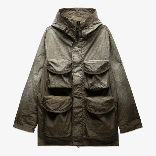 M65PRK_JCKT Sprayed GMD Khaki Green