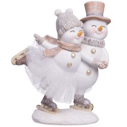 СТАТУЭТКА "СНЕГОВИКИ" 16Х9,5Х18,5 СМ
