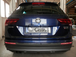 Фаркоп оцинкованный Galia V069A для Volkswagen Tiguan 2007-2016, 2016-, Audi Q3 2011-2018(паспорт и сертификат в комплекте)(без электрики)
