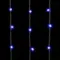 Светодиодный занавес с колпачком 2*3 м., 600 синих LED ламп, каучуковый черный провод, IP65, Beauty Led (LL602-1-2B)