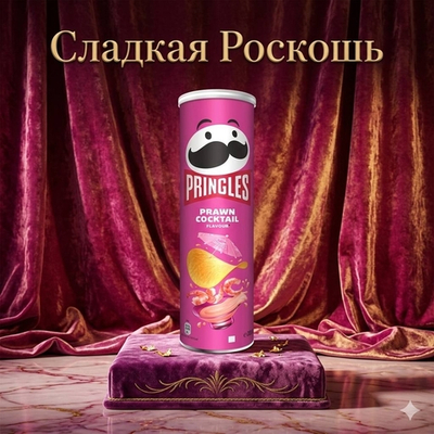 Чипс Pringles креветочная паста с винным уксусом