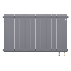 Радиатор биметаллический Royal Thermo Infinity 500 Silver Satin VR80 - 12 секц.