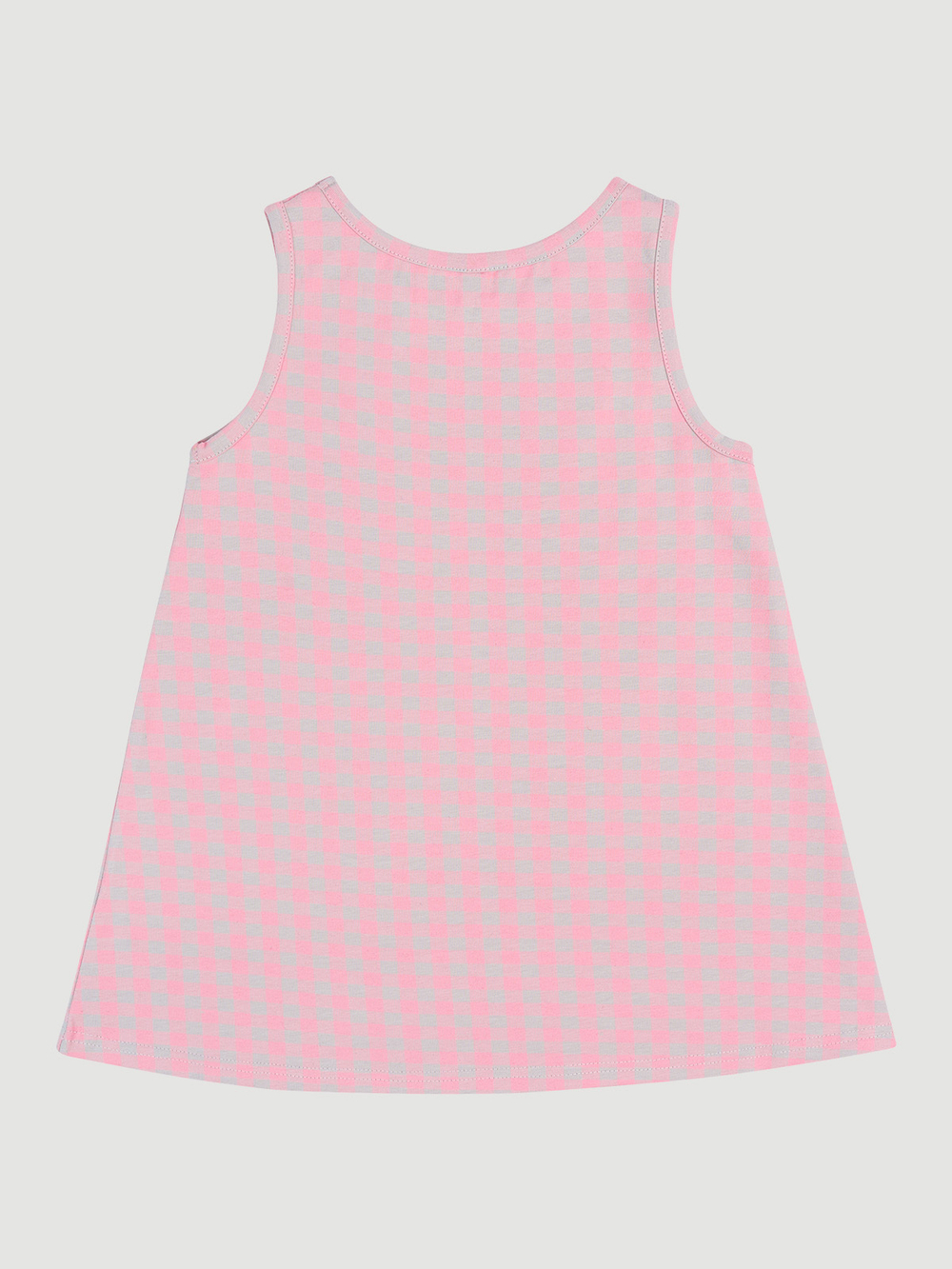 Сарафан Mjölk Клетка розовая