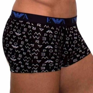 Мужские трусы боксеры черные Emporio Armani