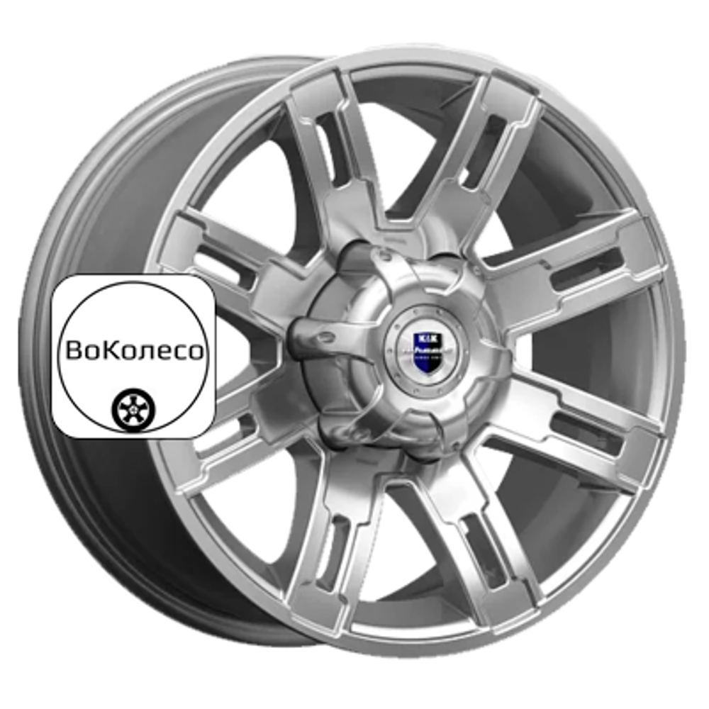 7,5x16/6x139,7 ET22 D107,1 Полюс (КС609M) Дарк платинум K&K