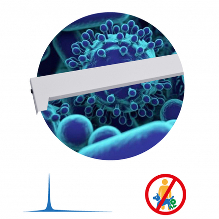 Облучатель бактерицидный NONAME ОБН01-30-011 ЭПРА открытого типа УФ-лампа Т8 G13 1х30Вт (в комплект не входит)